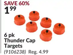 Princess Auto 6 pk Thunder Cap Targets offer