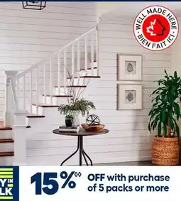 RONA MDF shiplap wall panelling offer