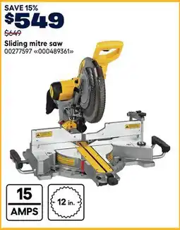 RONA DEWALT Sliding mitre saw offer