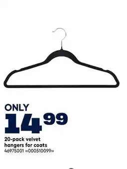 RONA 20-pack velvet hangers for coats offer