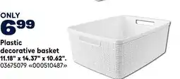 RONA Plastic decorative basket offer