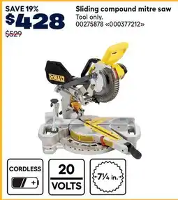 RONA Sliding compound mitre saw offer