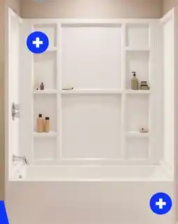 RONA Interflo tub/shower wall kit 60 x 30 x 60 offer