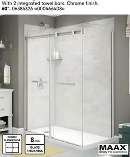 RONA Duel sliding shower door offer