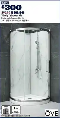 RONA Emily shower kit offer