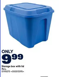 RONA VALU+ Storage box with lid 74-L offer