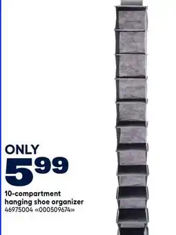 RONA 10-compartment hanging shoe organizer offer