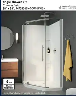 RONA Tarifa neo angle shower kit offer