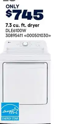 RONA 7.3 cu. ft. dryer offer