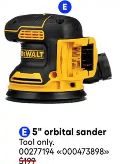 RONA 5 orbital sander offer