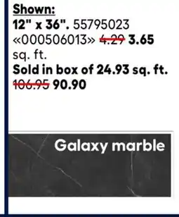 RONA 12 x 36. Galaxy Marble offer