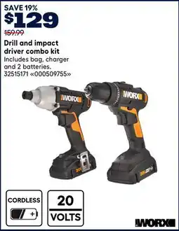 RONA Drill and impact driver combo kit offer