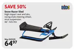 Home Hardware Snow Racer Sled offer