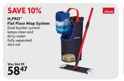 Home Hardware H2PRO Flat Floor Mop System offer