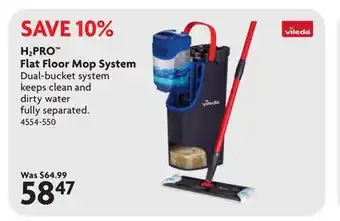 Home Hardware H2PRO Flat Floor Mop System offer