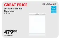 Home Hardware 24 Built-In Tall Tub Dishwasher offer