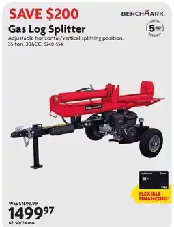 Home Hardware Gas Log Splitter offer