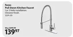 Home Hardware Favos Pull Down Kitchen Faucet offer