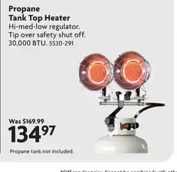Home Hardware Propane Tank Top Heater offer