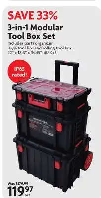 Home Hardware 3-in-1 Modular Tool Box Set offer