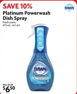 Home Hardware Platinum Powerwash Dish Spray offer