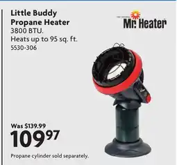 Home Hardware Little Buddy Propane Heater offer