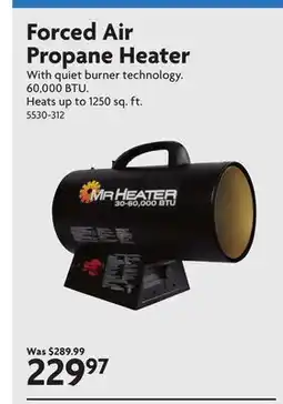 Home Hardware Forced Air Propane Heater offer