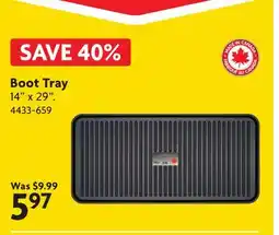 Home Hardware Boot Tray offer