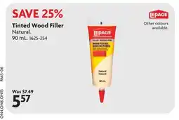 Home Hardware Tinted Wood Filler offer