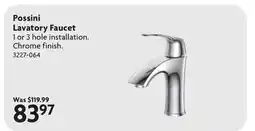 Home Hardware Possini Lavatory Faucet offer