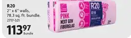 Home Hardware R20 PINK NEXT GEN FIBERGLAS Insulation offer