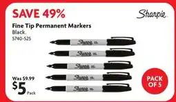 Home Hardware Fine Tip Permanent Markers offer