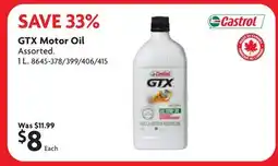 Home Hardware GTX Motor Oil offer