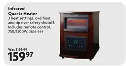 Home Hardware Infrared Quartz Heater offer