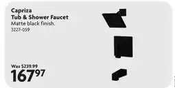 Home Hardware Capriza Tub & Shower Faucet offer