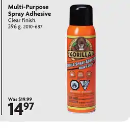 Home Hardware Multi-Purpose Spray Adhesive offer