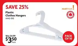 Home Hardware Plastic Clothes Hangers offer