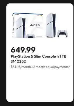 Staples PlayStation 5 Slim Console ñ 1 TB offer
