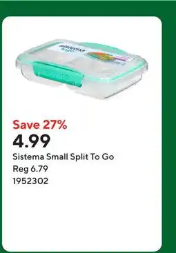 Staples Sistema Small Split To Go offer