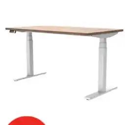 Staples Gry Mattr + ergoCentric Longevity Electric Height Adjustable Table offer