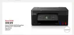 Staples Canon PIXMA G3270 MegaTank Wireless All-in-One Printer offer