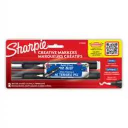 Staples Sharpie Creative Markers - Bullet Tip - Assorted Colours - 2 Pack offer