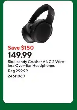 Staples Skullcandy Crusher ANC 2 Wireless Over-Ear Headphones offer
