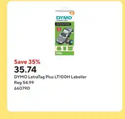 Staples DYMO LetraTag Plus LT100H Labeller offer