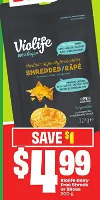 Chalo FreshCo Violife Dairy Free Shreds or Slices 200 g offer