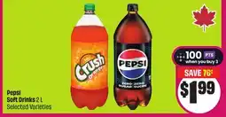 Chalo FreshCo Pepsi Soft Drinks 2 L Selected Varieties offer