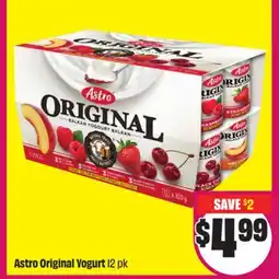 Chalo FreshCo Astro Original Yogurt 12 pk offer