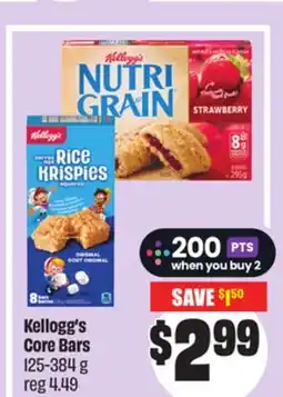 Chalo FreshCo Kellogg's Core Bars 125-384 g offer