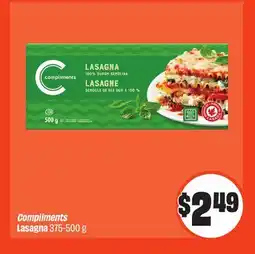 Chalo FreshCo Compliments Lasagna 375-500 g offer