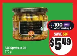 Chalo FreshCo S & F Sprats In Oil 270 g offer